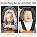 Baby Uma 2-in-1 Baby & Autositz Neugeboreneneinsatz Babyschale (0-12 Monate) Superweicher, Universeller Neugeborenen Einsatz - Waschmaschinengeeignete Autositz Kopfstütze & Sitzauflage Kinderwagen