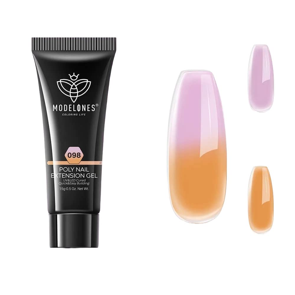 MODELONES 15ml Poly Nail Gel From BELLE GAGA Builder Nail Extension Gel Enhancement Nail Thickening Acrylic Extension nail polish gel (B201130303A)