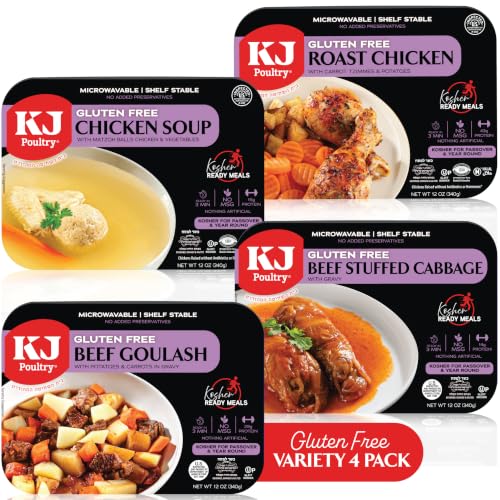 KJ Poultry Kosher for Passover Gluten Free Meals, Matzo Ball Chic...