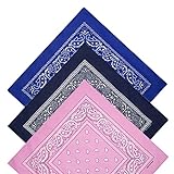 pañuelos rosalita Estos coloridos pañuelos están diseñados con un patrón de cachemira para que se vean a la moda y retro.
