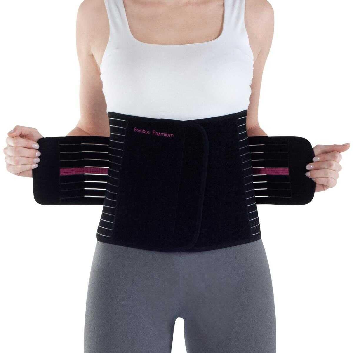 Owli Bamboo Premium Postpartum Belly Band (Black, M/L)