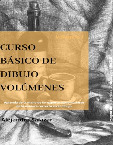 Book cover of Curso básico de dibujo "volúmenes": Ebock interactivo con vídeos. (Spanish Edition)