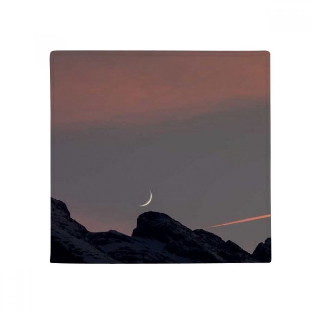 Tapis de sol rond multicolore ciel sombre nuages 60x60cm pour entrée et cuisine