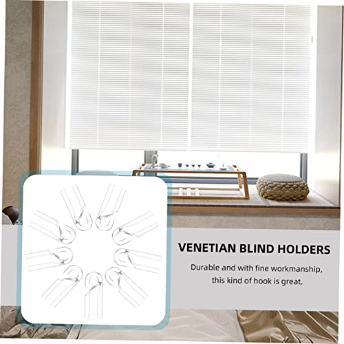Accesorios de cortina para ventanas de salón: pack de 60 ganchos invisibles 8