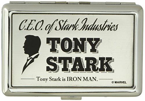 Buckle-Down Unisex-Adult's Business Card Holder-Iron Man, Multicolor, 3.7