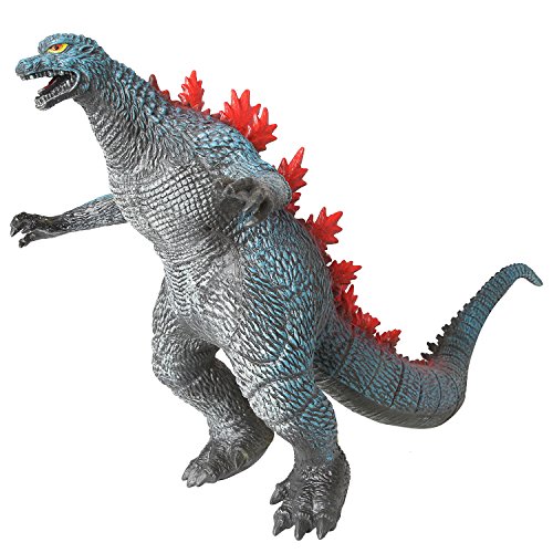 Rainbow yuango Godzilla 14" 13" 7" Standing Gojirasaurus Dinosaur Model Action Figure Toy Soft Vinyl Plastic Dino Movie Monster Series for Kids(Red)