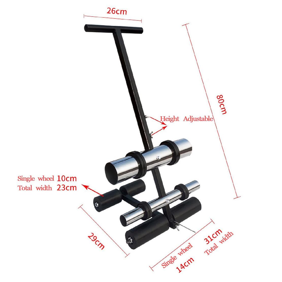 Máquina de marcado de línea de transferencia de ruedas, máquina de marcado manual de cinta de empuje, aplicador de marcado de carril para canchas de baloncesto, advertencia de carretera y