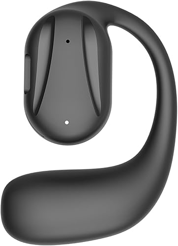 Auriculares de una sola oreja abierta, auricular Bluetooth inalámbrico para un sonido potente, 16 horas de reproducción Bluetooth 5.2 auricular