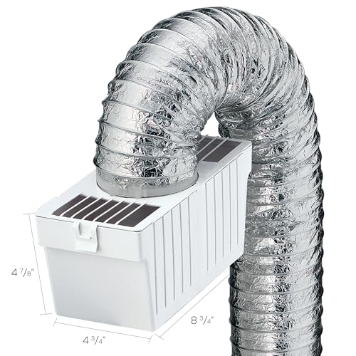 Deflecto LTF Dryer Lint Trap Kit Supurr-Flex Flexible Metallic Duct thumb #1