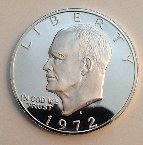 1972 Eisenhower 1972 Silver Proof Eisenhower $1 Very Good US Mint