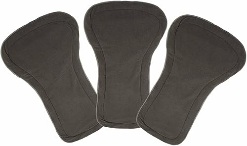 Paquete de 3 insertos de pañales de gran tamaño para pañales de tela para adultos, pañales de tela reutilizables, lavables