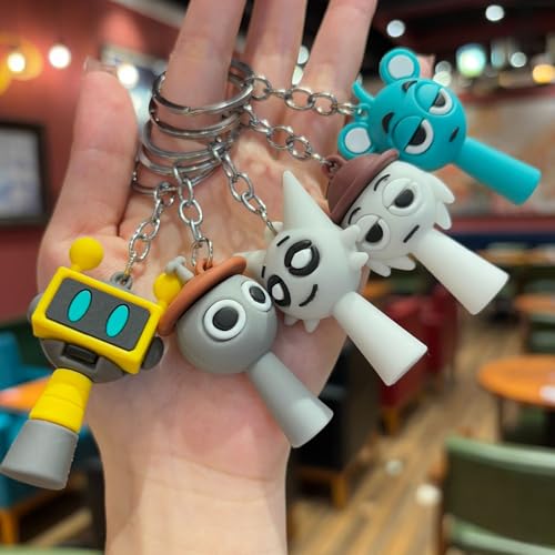 Image of Keychain Sprunky Monster Hanging Key Chain Game Keychain for Modern Home Decor