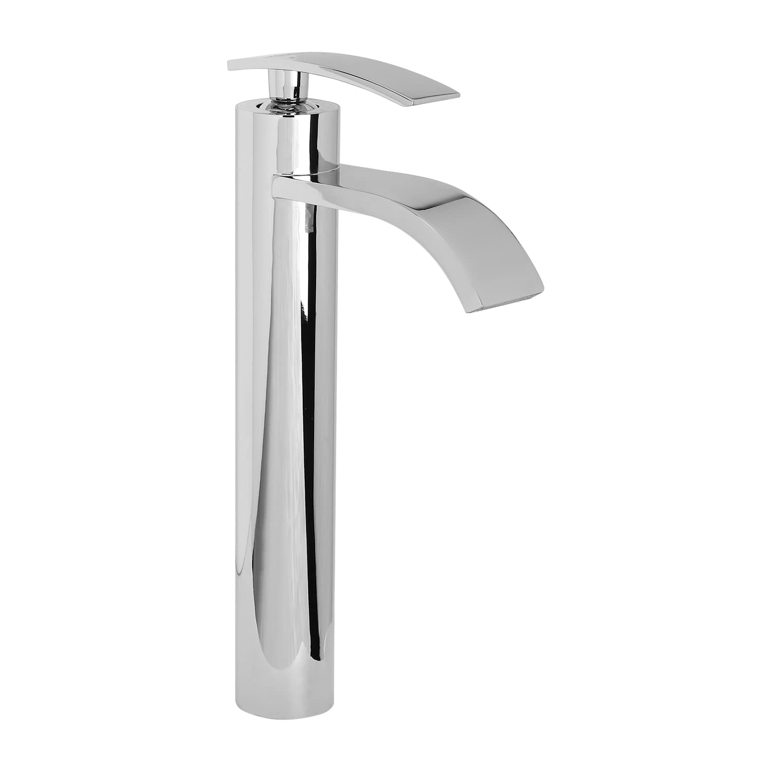 Hindware F460014CP Monroe Single Lever Hot and Cold Basin Mixer - Tall, Brass with Chrome Finish-image-34
