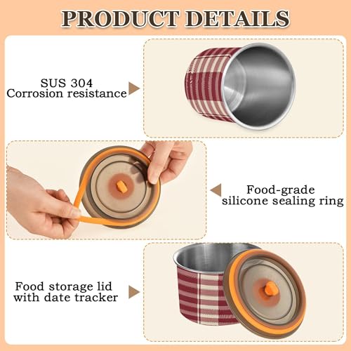 Contenedor hermético para café Kigai acero inoxidable 30 oz miniatura 5