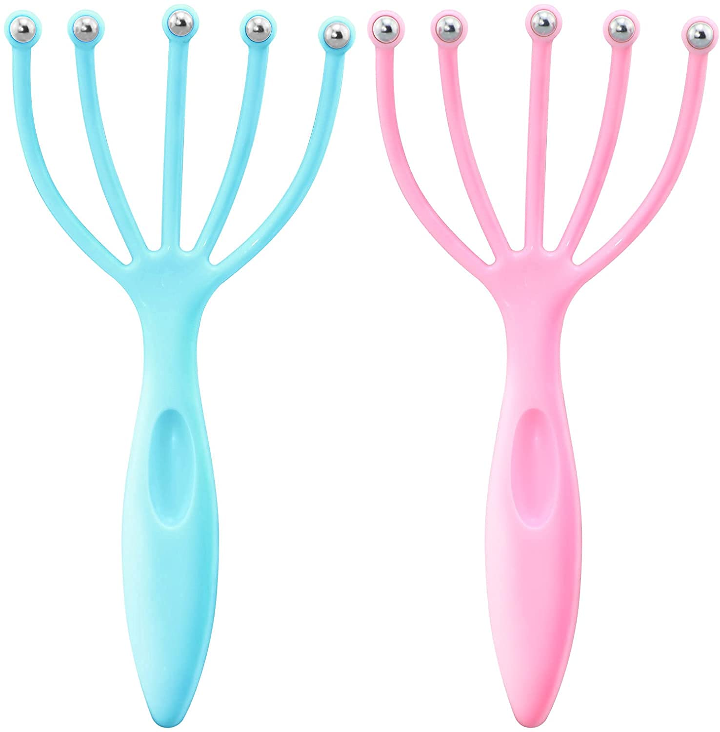 Scalp Massager, Head Massager, Protable Hand Held Head Massager for Deep Relaxation & Stress Reduction, 2 Pack