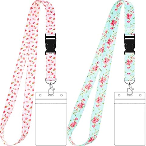Zonon 2 Set Lanyard with Card Holders Cover