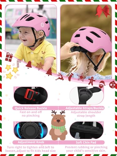 Image of XJD Toddler Helmet Kids Bike Helmet for Infant /Baby Multi-Sport Adjustable Skateboard for Kids Boys Girls Lightweight for Age 1 and Older