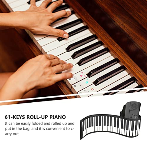 ibasenice Rouleau De Piano Instrument De Musique Flexible Instruments Pour Adultes Clavier Électronique Clavier De Piano Pliant Clavier Pliable Piano Électrique Instrument De Musique Neutre - Les Beatles, Paul McCartney, John Lennon, RIngo Starr, George Harrison ibasenice Rouleau De Piano Instrument De Musique Flexible Instruments Pour Adultes Clavier Électronique Clavier De Piano Pliant Clavier Pliable Piano Électrique Instrument De Musique Neutre – Image 8