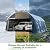 COBIZI Carport 20x20 Heavy Duty 2 Car Carport Canopy, Portable Garage & All-Season Vehicle Shelter, Galvanized Frame Outdoor Storage Shed with Removable Doors and Vents, Dark Gray