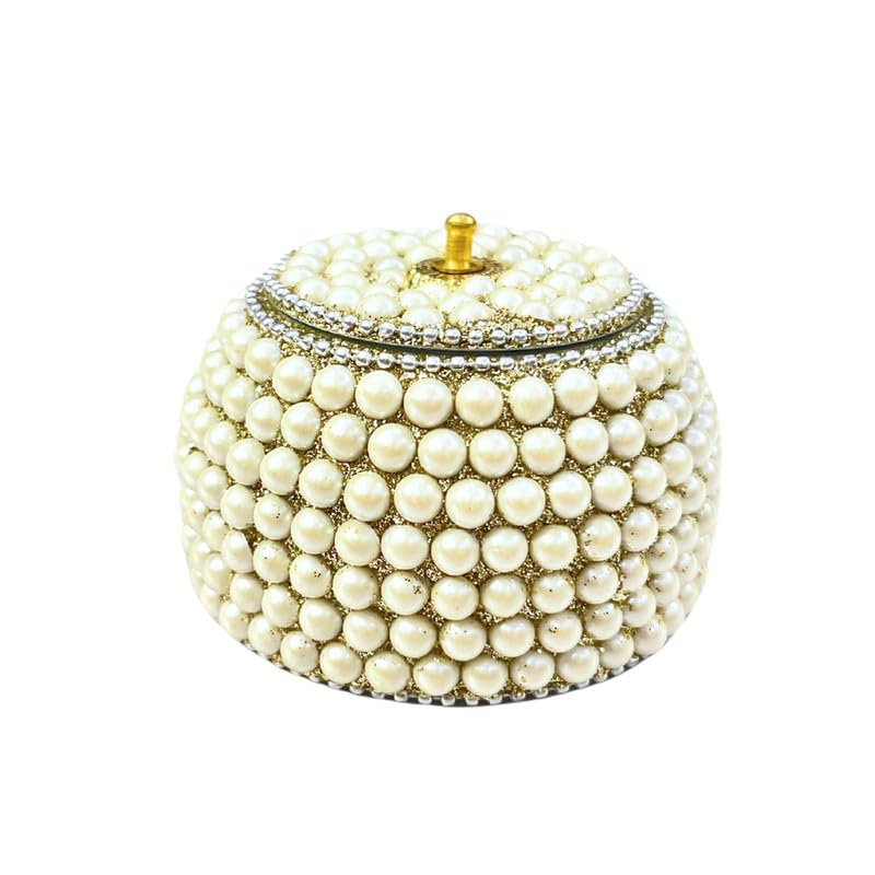 Adorn WorldBeautiful Handcrafted Gifting Sindoor Moti Dibbi,Kumkum Box