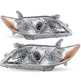 TUSDAR Headlight Assembly set Compatible with Toyota Camry 2007 2008 2009 Driver & Passenger Side