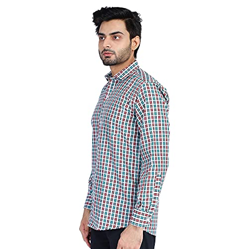 Image of TAHVO Men's Regular Fit Long Sleeves Cotton Formal Shirt