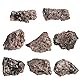 mookaitedecor Natürlicher Epidot Druzy Kristallquarz Cluster, unbehandeltes Mineral Rohstein Probe Ornament für Feng Shui Haus Büro Deko Reiki Heilung Meditation, 100-199g