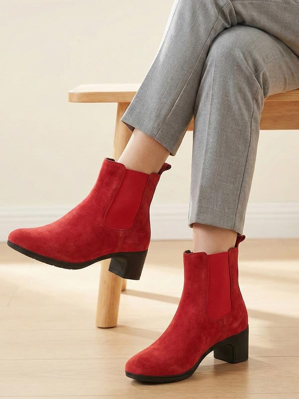 Image of FAUSTO Women Flared Heel Boots