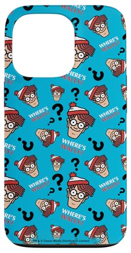 ウォーリーをさがせ Faces and Question Marks All-Over Print スマホケース iPhone 13 Pro 用