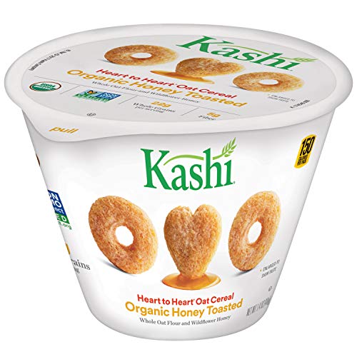 Kashi, Breakfast Cereal, Honey Toasted Oat, Organic Breakfast In A Cup, 1.05lb Case (12 Count)