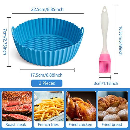 2 Pezzi Teglia in Silicone per Friggitrice ad