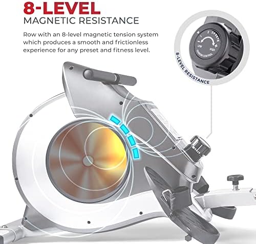 Sunny Health & Fitness SF-RW5515 Magnetic Rowing Machine