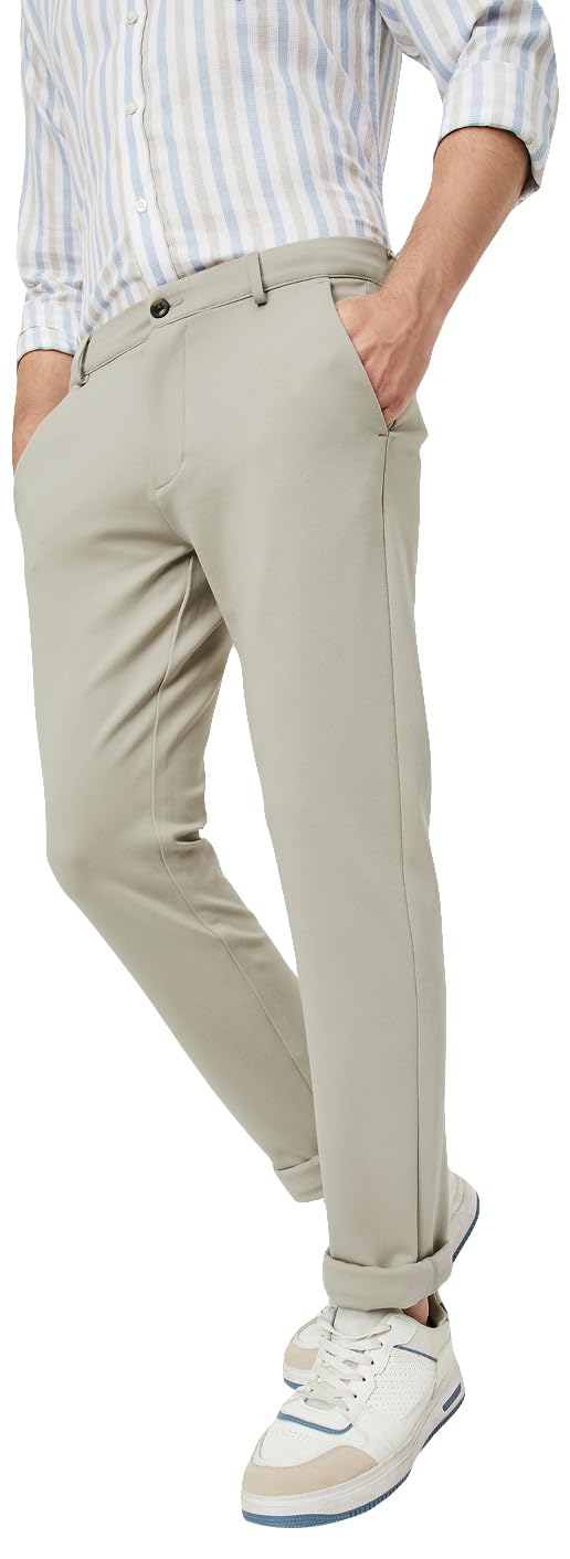 max Men Solid Slim Fit Chinos-picture-28