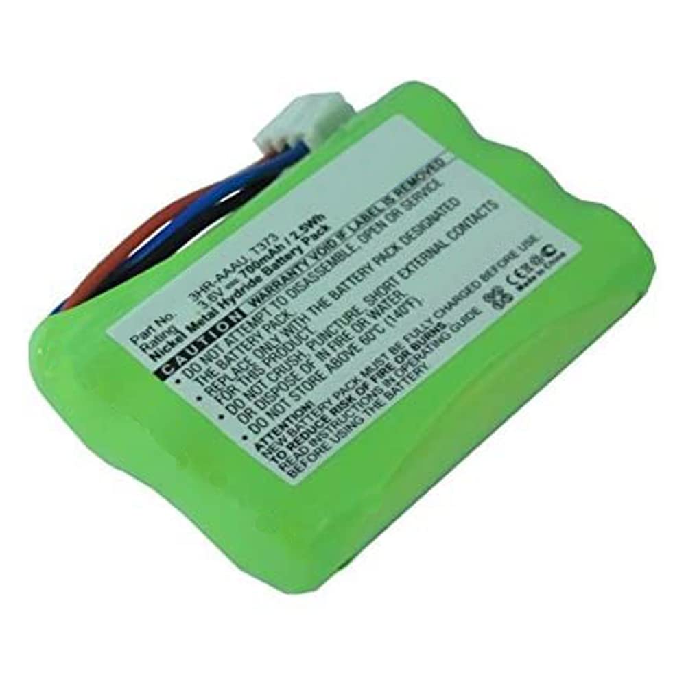 MPF Products 700mAh 3HR-AAAU, 70AAAH3BMXZ, T373 Battery Replacement Compatible with Bang & Olufsen BeoCom 1, BeoCom 6000, BeoCom M6000, BeoCom M6000 MKII Cordless DECT Telephone