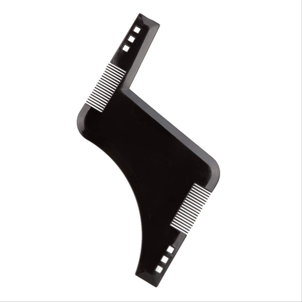 Comb Beard Styling Template Stencil Beard Comb For Men Lightweight And Flexible Fits All-in-one Tool Beard Shaping Tool N0.1 Black XIUYU