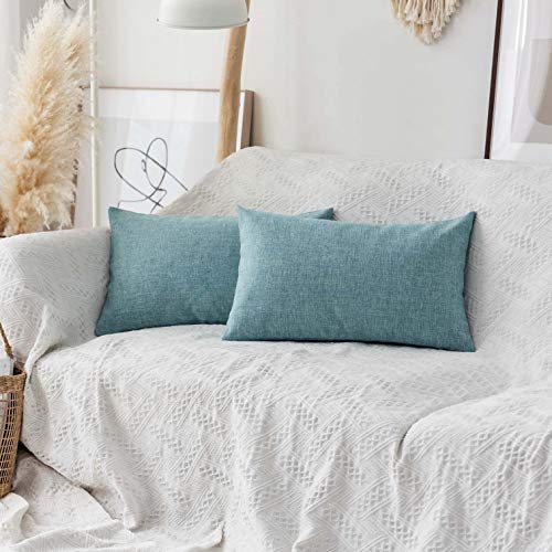 Top 10 throw pillows rectangular teal for 2021 Reviews Blue