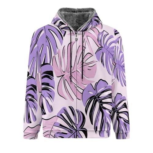 Veste polaire pour homme contre le froid veste d'hiver zippée confortable