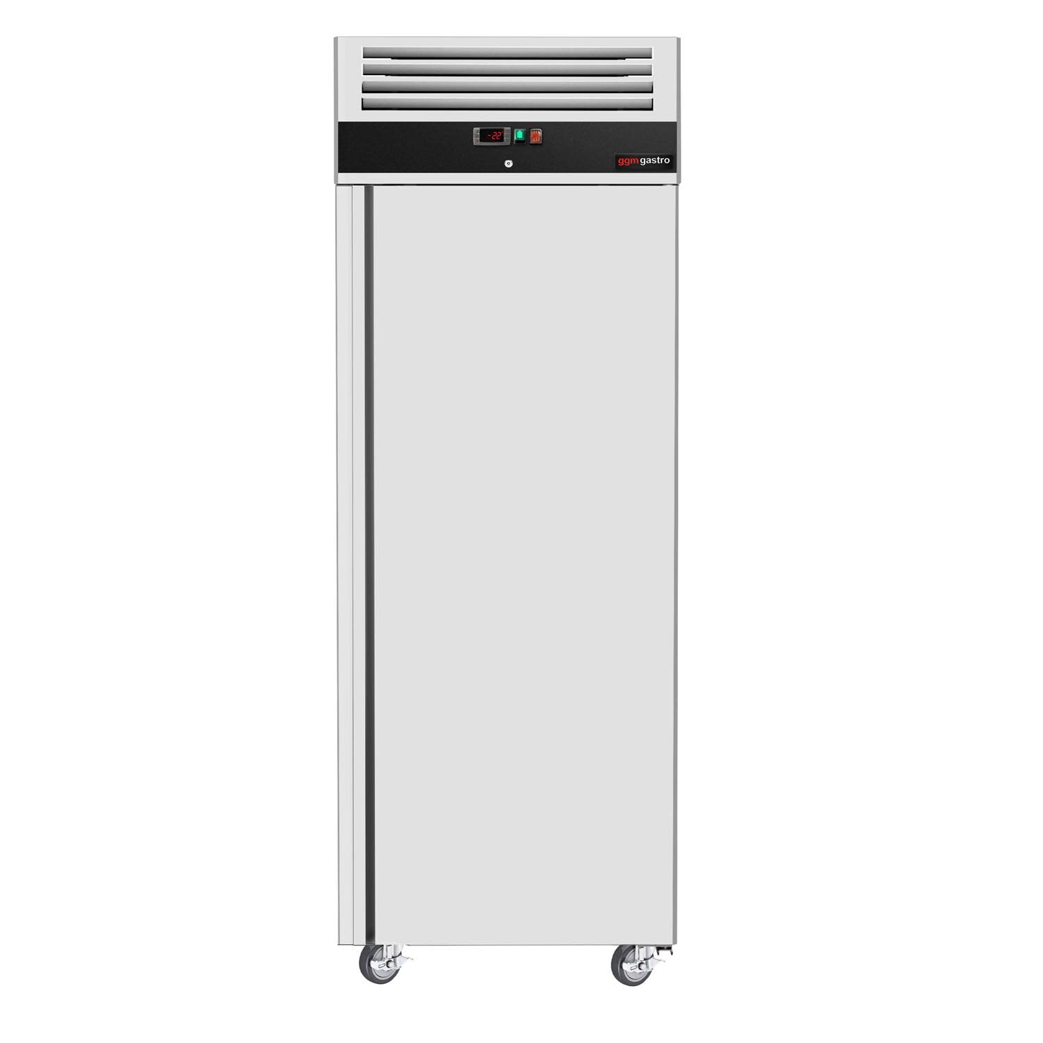 GGM Gastro Congelador ECO - GN 2/1-700 Litros - 1 Puerta - Puerta Interior de Acero Inoxidable - Grado Comercial - Eficiente en Energía - Alta Capacidad - Para Restaurantes - TKSJ650ND