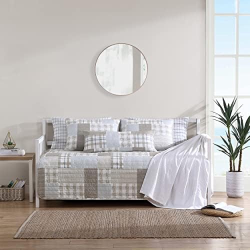 Nautica Daybed Cotton Bedding Set, All Season Designer Home Décor, Clement Beige
