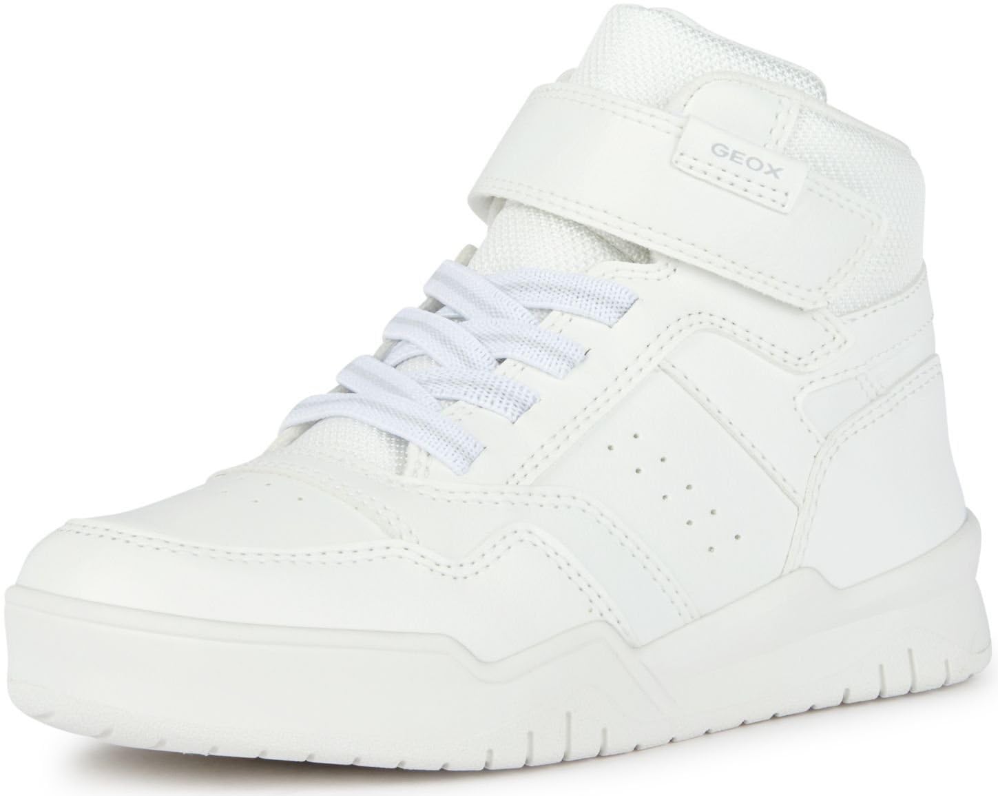 Geox Boys' J Perth Boy F Trainers, White, 13 UK Child