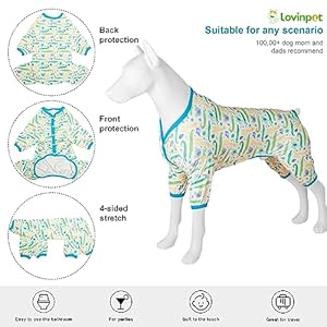 Lovinpetlargedogbodysuitlightweightstretchyfabriccrocodileinthejungleprintdogjumpsuitpetuvprotectionshirteasytowearadorablebigdogclothesmedium Urban Country Home Decor Lovinpet large dog body suit lightweight stretchy fabric crocodile in the jungle print dog jumpsuit pet uv protection shirt easy to wear adorable big dog clothesmedium urban country home decor