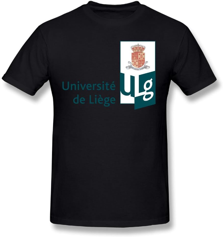 XinSuTongDa University Of Liege Black Men's DIY ApprealNew,GiftsTee-shirts
