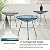 KDLKCT6 Tempered Glass Table Top Ø 16 • 18 • 24 • 26 • 28 • 30 Inch, Impact Resistance, High Hardness, Used to Replace The Countertop of The Round Table, 9mm Thick Round Glass Table Top
