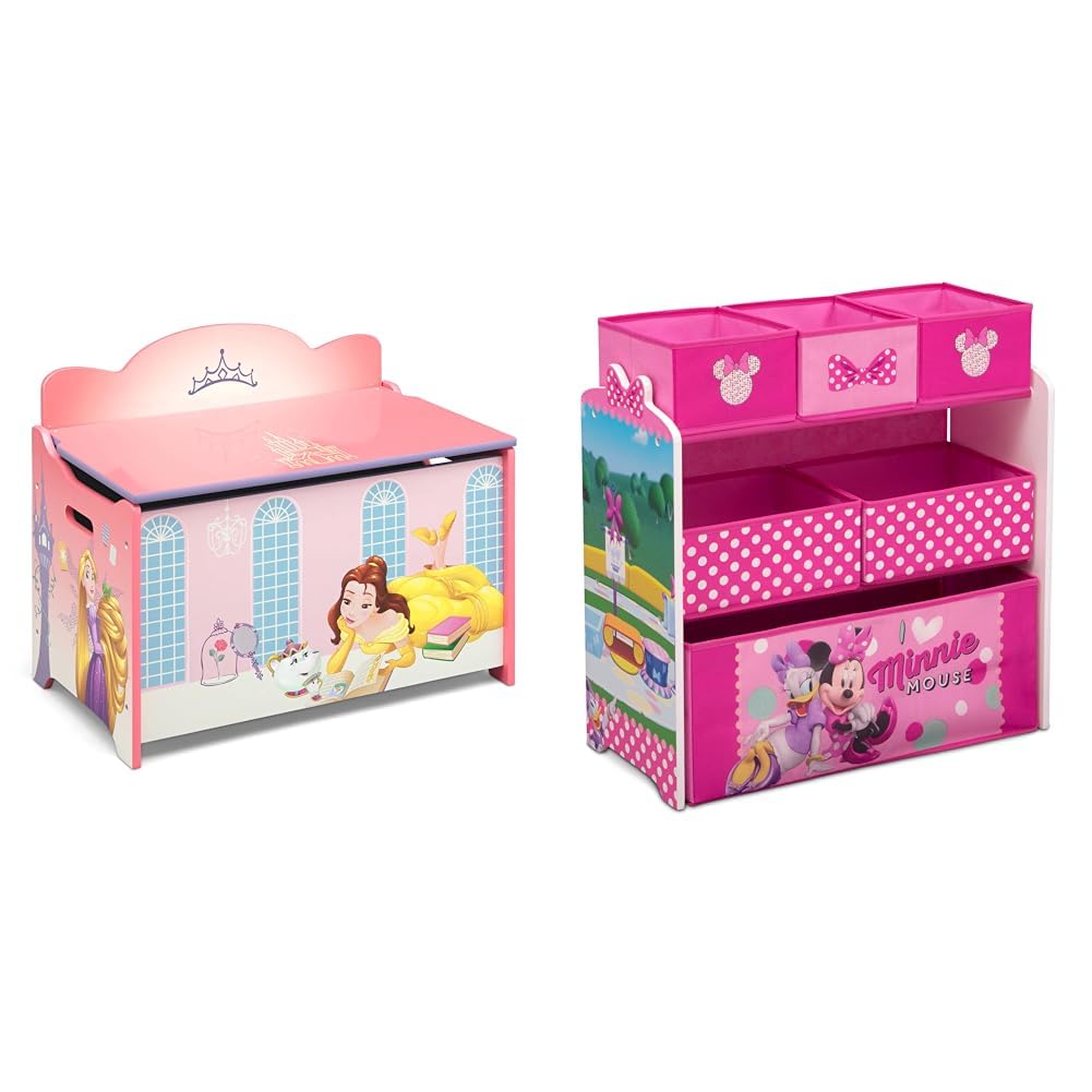 Amazon.com: Delta Children Deluxe Toy Box, Disney Princess