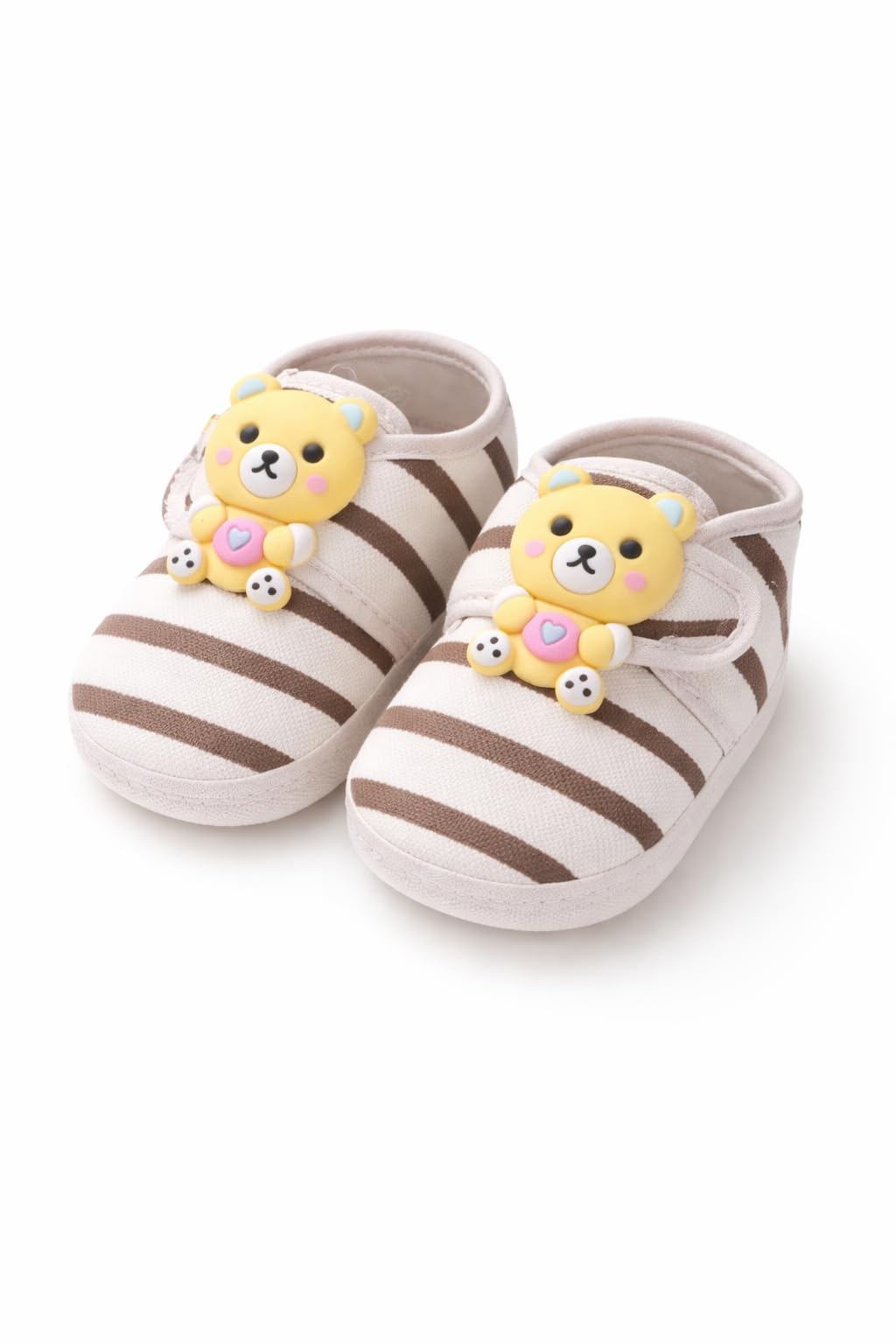 Baby Shoes with Cute Bear Applique, Soft Sole First Walker Shoes for Infants and Toddlers-picture-43