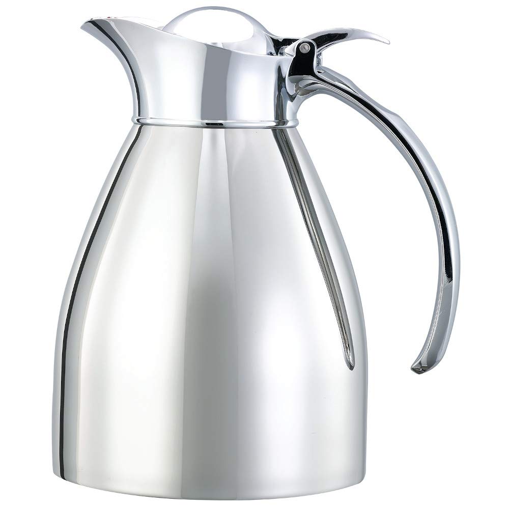 Carafe, 20 Ounce Capacity, Polished Finish (Case of 6) by Service Ideas – 20 Ounces, Stainless Steel, Pack of 6, Model 982C06