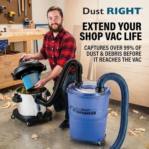 Dust Right Cyclone Dust Separator 10-Gallon