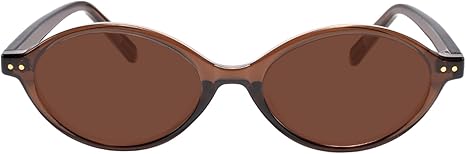 TIJN Olisa Retro Oval Sunglasses for Women Men,Polarized UV Protection Shades,Stylish Frame Sun Glasses,2025 Trendy Sunnies