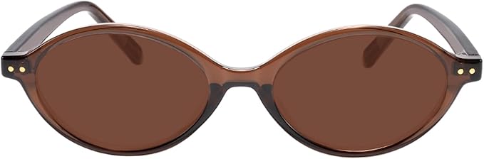 TIJN Olisa Retro Oval Sunglasses for Women Men,Polarized UV Protection Shades,Stylish Frame Sun Glasses,2025 Trendy Sunnies