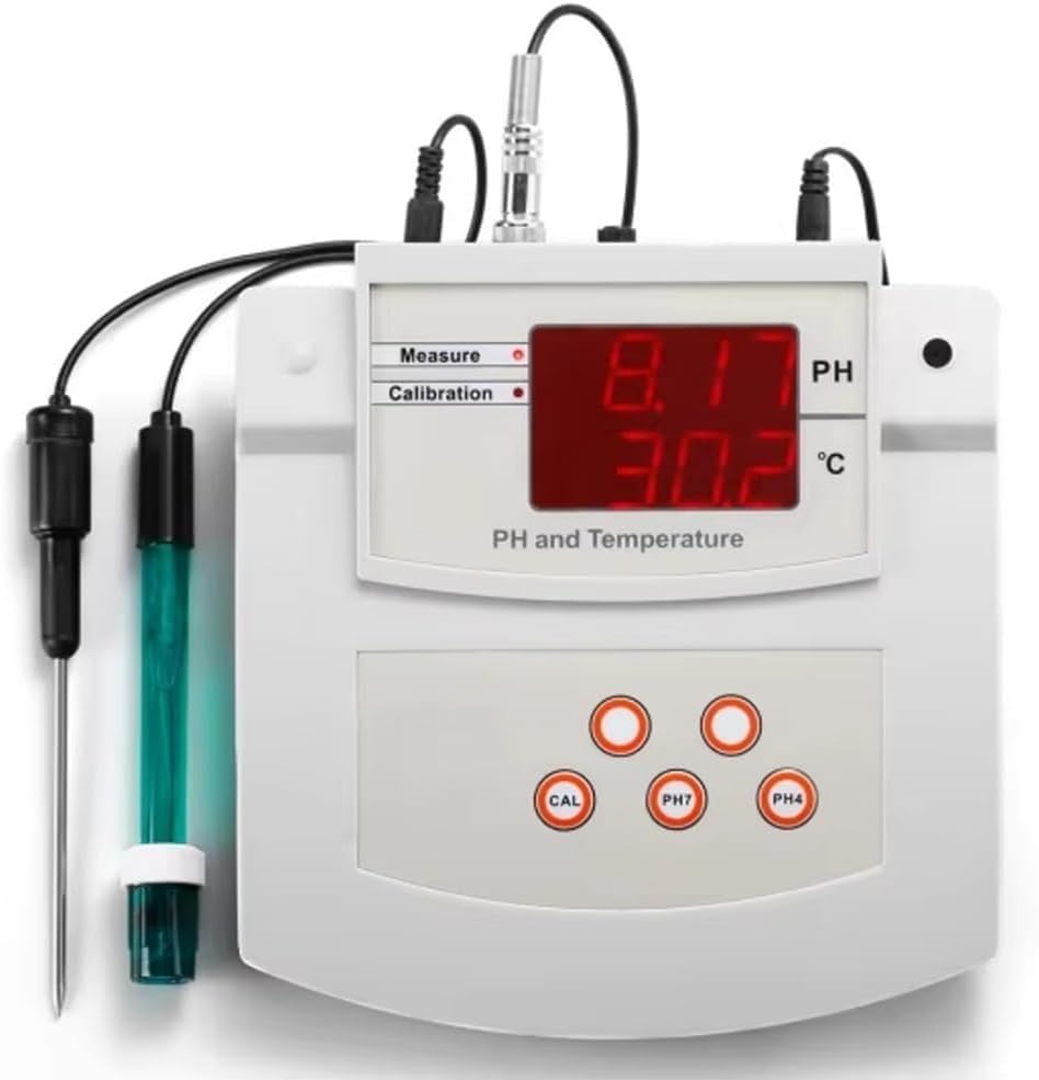 PH-mètre De Laboratoire De Bureau, Testeur De PH/température Haute Précision (0,01), Étalonnage Automatique En 2 Points, For Laboratoires, Aquariums,...